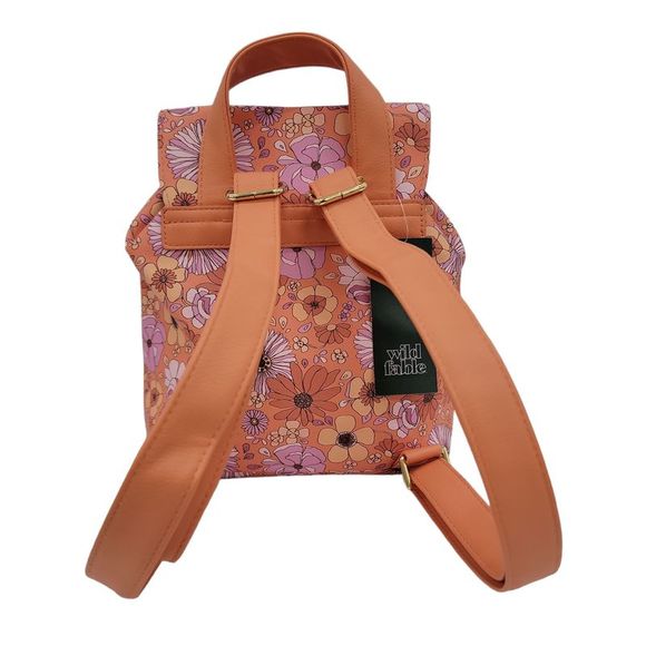 Wild Fable Mini Flap Backpack - Floral - Picture 4 of 5